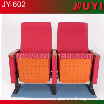 wooden backrest auditorium chair JY-602M elegant auditorium chair